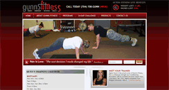 Desktop Screenshot of gunnsfitness.com
